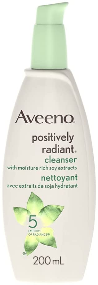 Aveeno Positively Radiant Cleanser 200mL