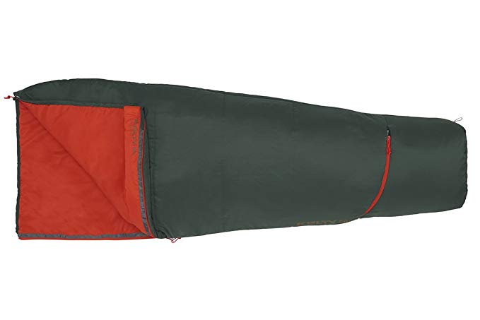 Kelty Rambler 50 Degree Sleeping Bag, Sycamore/Fire Orange, Regular