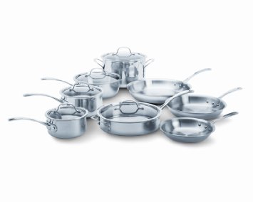 Calphalon Tri-Ply Stainless Steel 13-Piece Cookware Set