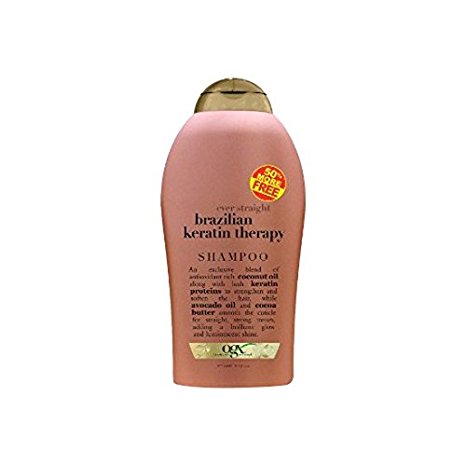 Organix Brazilian Keratin Shampoo Bonus, 19.5 Ounce