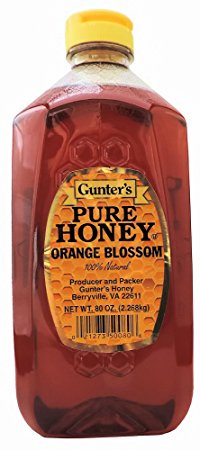 Gunter's Pure Orange Blossom Honey, 5Lb