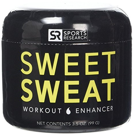 Sports Research Sweet Sweat Workout Enhancer Skin Cream 3.5 oz Jar