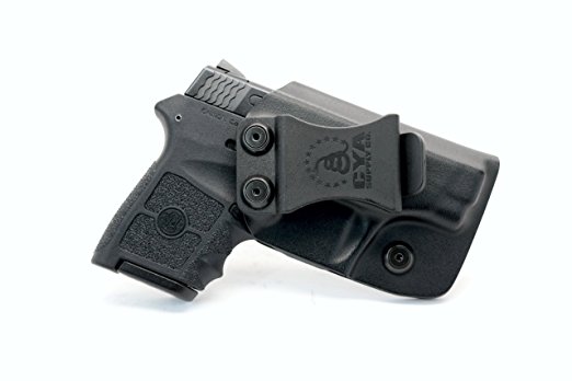 CYA Supply Co. IWB Holster Fits: Smith & Wesson M&P Bodyguard 380 Veteran Owned Company - Made in USA - Made from Boltaron - Inside Waistband Concealed Carry Holster