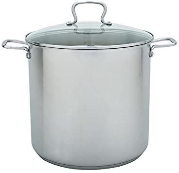 Range Kleen CW7104 Stainless Steel Stock Pot with Lid, 20-Quart