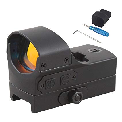 Vector Optics Wraith 1x22x33mm 3 MOA Mini Red Dot Scope Sight with Automatic Motion Sensor and Invisible Night Vision Dot for .223, 5.56, AK47, AR15, M4, GA12, Ruger AR556 (Matte Black)