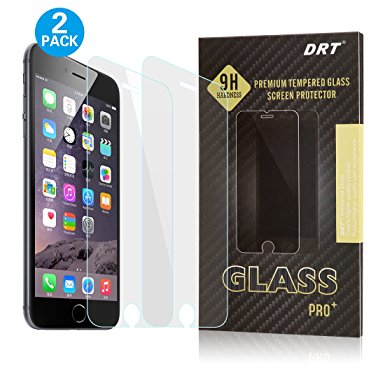iPhone 7 Plus Screen Protector, DRT [Tempered Glass] 9H Hardness, Curved Edge,Ultra HD Clarity Screen Protector for Apple iPhone 7 Plus (5.5inch) (2-pack)