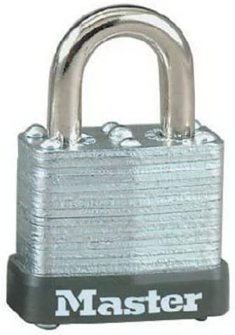 Master Lock 105D Wide Warded Padlock, 1-1/8-Inch, Steel