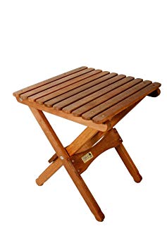 BYER OF MAINE Pangean Folding Table, Folding Wood Table, Easy to Fold and Carry, Perfect for Camping and Tailgating, Matches All Furniture in The Pangean Line, Single