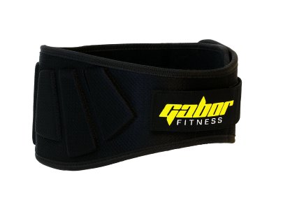 Gabor Fitness Contoured Neoprene Back Support Weight Lifting Belt