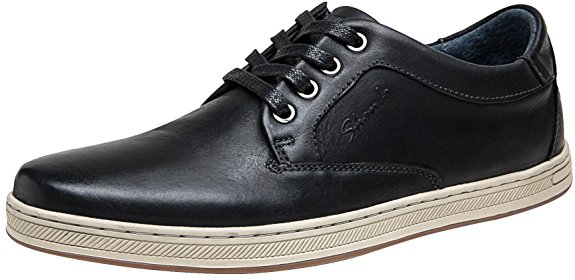 JOUSEN Men's Sneakers Leather Classic Casual Oxford Shoes