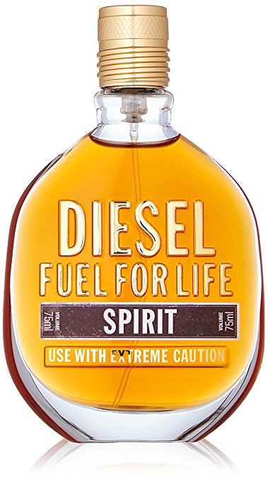 Diesel Fuel for Life Spirit Eau de Parfum Spray for Men, 2.5 Fluid Ounce