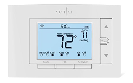 Emerson Sensi Wi-Fi Thermostat for Smart Home, 1F87U-42WF, Pro Version, Works with Alexa