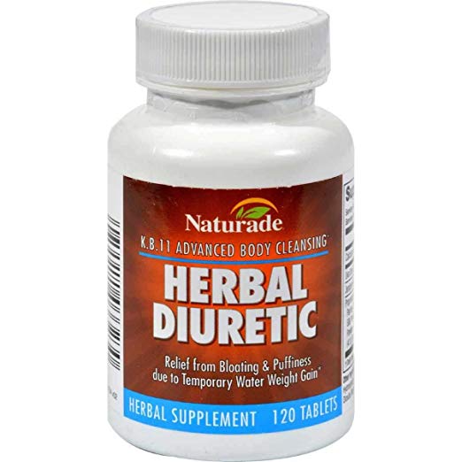 KB 11 Herbal Diuretic Naturade Products 120 Tabs