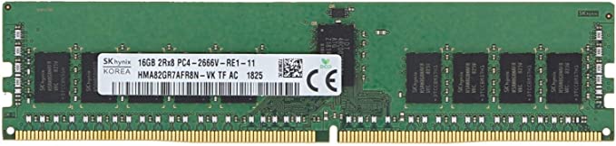 SK HYNIX 16GB HMA82GR7AFR8N-VK DDR4-2666 ECC RDIMM 2Rx8 PC4-21300V-R CL19 Server Memory