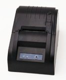 SmartampCool SC-5890T USB POS Printer with 58mm Thermal Paper Rolls - 90mmsec High-speed Printing Black