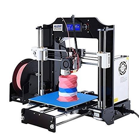 ALUNAR 3D Printer DIY Prusa I3 Kit Self-assembly Desktop FDM 1.75mm PLA 3D Pen Filament Heated Bed (508 3D Printer)