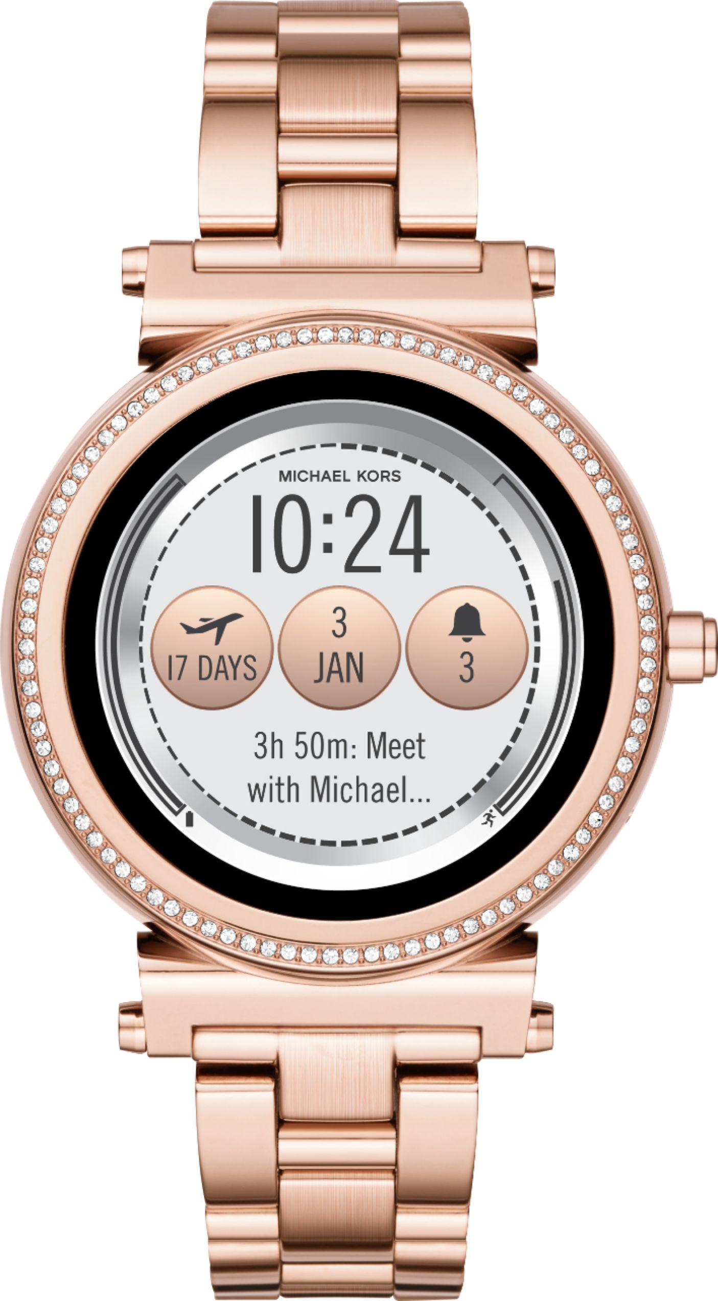 Michael Kors - Access Sofie Smartwatch 42mm Stainless Steel - Rose Gold Tone
