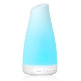 InnoGear 100ml Aroma Essential Oil Diffuser Electric Ultrasonic Cool Mist Humidifier with 7 Color Changing LED Lights and Auto Shut-off Function for Room Office Home Baby