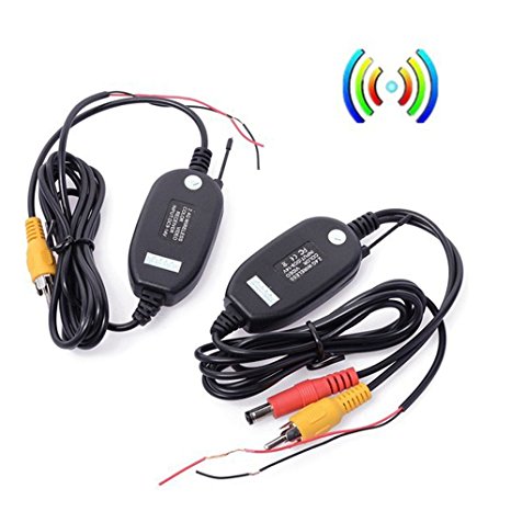 XINDELL 2.4G Wireless Color Video Transmitter and Receiver for The Vehicle Backup Camera or Front Car Camera