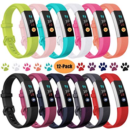 Ouwegaga Bands Compatible for Fitbit Alta/Alta HR/Ace Multi Color Combo
