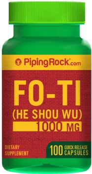 Fo-Ti Root He-Shou-Wu 1000 mg 100 Capsules