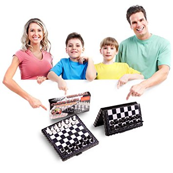Travel Chess Set Magnetic Board Game For Kids Travel Mini Size