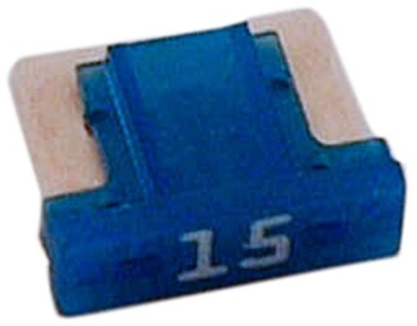 Littelfuse LMIN015.VP MINI Low Profile 15 Amp Carded Blade Fuse, (Pack of 5)