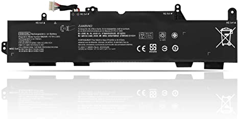 K KYUER 50WH SS03XL Laptop Battery for HP EliteBook 730 735 740 745 755 G5 830 840 846 G6 ZBOOK 14U G5 G6 MT44 MT45 Mobile Thin Client HSTNN-LB8G HSN-I12C HSN-I13C-4 HSTNN-DB8J HSTNN-IB8C SS03050XL-PL