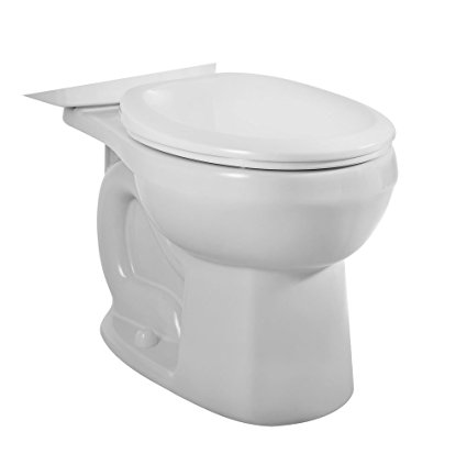 American Standard 3708.216.020 H2Option Siphonic Dual Flush Round Front Toilet Bowl, White (Bowl Only)