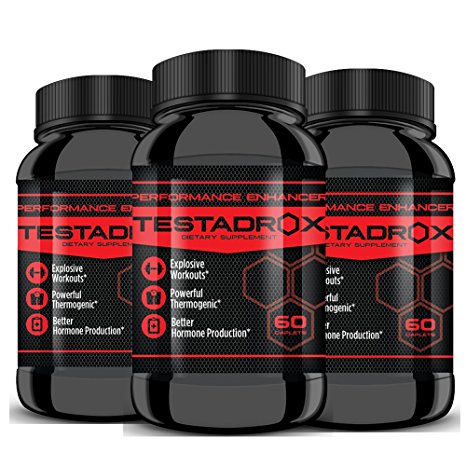 TESTADROX - MAX Performance with the "final cut" formula for extended energy and MAX endurance (3 Bottles)