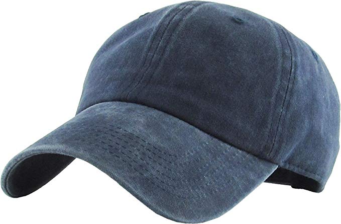 KBETHOS Classic Polo Style Baseball Cap All Cotton Made Adjustable Fits Men Women Low Profile Black Hat Unconstructed Dad