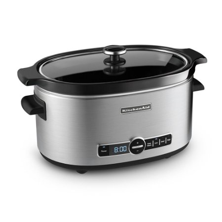 KitchenAid KSC6223SS 6-Qt Slow Cooker with Standard Lid - Stainless Steel