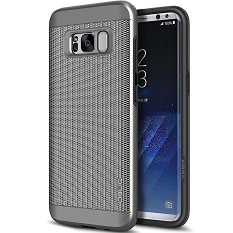 Obliq Slim Meta Galaxy S8 Plus Case with Ultra Slim Design and Impact resistant and Shock Absorbing protection Cover for Samsung Galaxy S8 Plus (2017) (Titanium Silver)