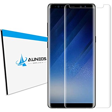 Galaxy Note 8 Screen Protector, AUNEOS Note 8 Tempered Glass Screen Protector [Case Friendly] Full Coverage Glass Screen Protector for Samsung Galaxy Note 8 (Clear)