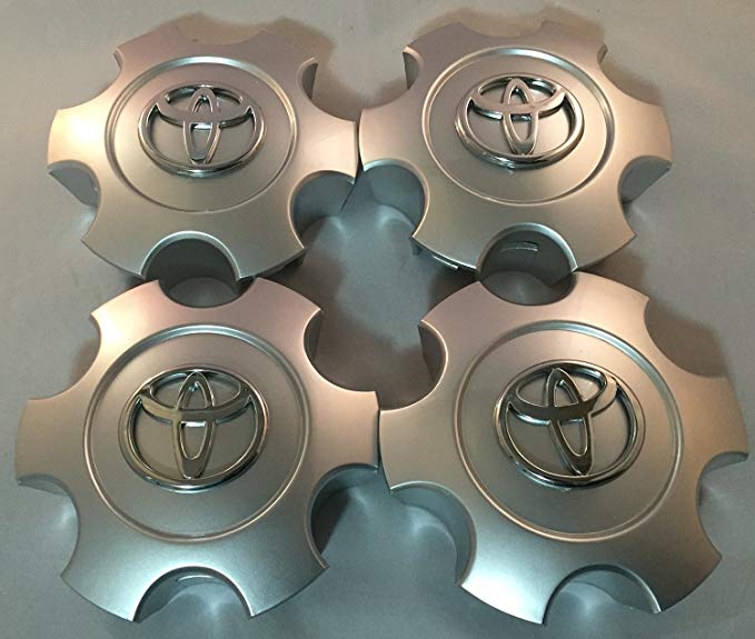 2003-2006 Toyota Tundra 03-07 Sequoia Wheel Center Caps Hubcaps Set 69940 Silver