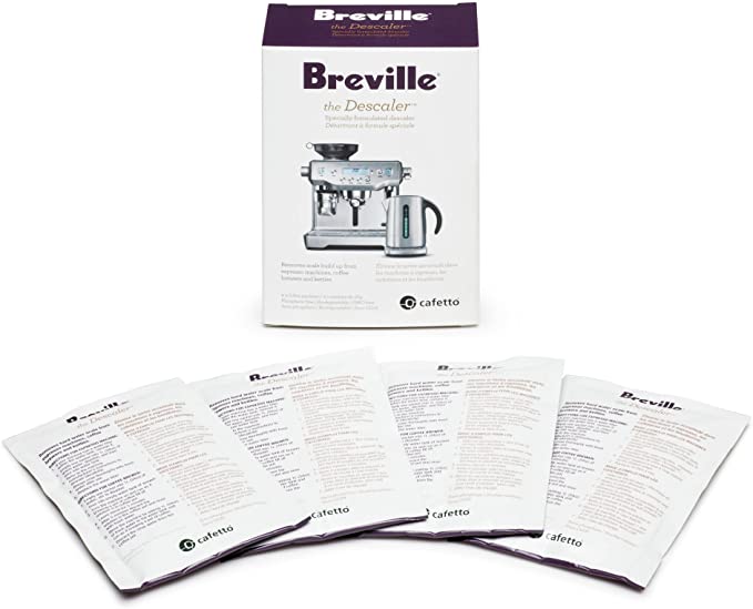 Breville the Coffee Machine Descaler 4pk, Clear, BES0070NAN1