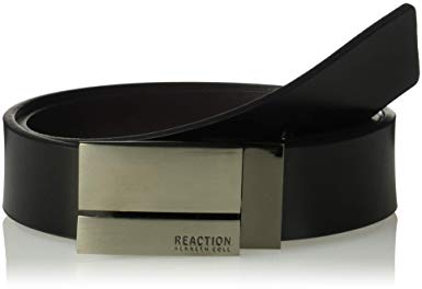 Kenneth Cole REACTION Men's Reversible Plaque Buckle Belt