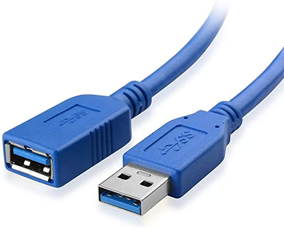 ULTRICS USB 3.0 Extension Lead 3M, Type A Male to Female 5Gbps Data Transfer Cord, Fast Charging Extender Cable Compatible with PC Phone Card Reader Hub Keyboard Hard Disk Printer Scanner Camera