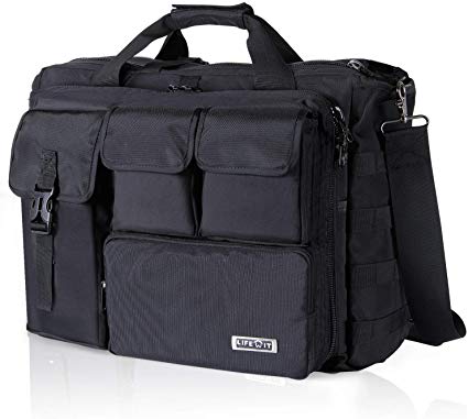 Lifewit 17.3 Inch Military Laptop Bag Men's Messenger Bag Tactical Briefcase Computer Shoulder Handbags