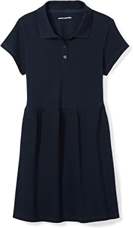 Amazon Essentials Girl's Short-Sleeve Polo Dress