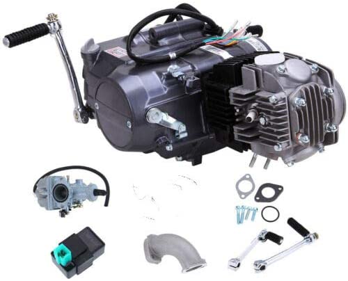 ZHFEISY 125CC 4-Stroke Gasoline Engine - Pit Dirt Bike Motorcycle A7TC Engine Motor w/Air-cooled System & CDI Ignition 4-Speed For HONDA XR50/CRF50/XR70 / Dirt Pit Bike Motorcycle