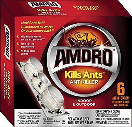 Amdro Kills Ants Liquid Ant Bait Stations 6 Pack