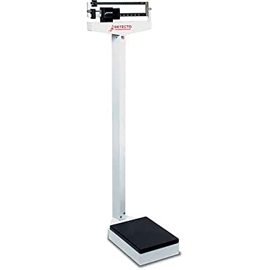 DETECTO 437, Physician's Scale, Mechanical Weigh Beam, 450 lb x 4 oz