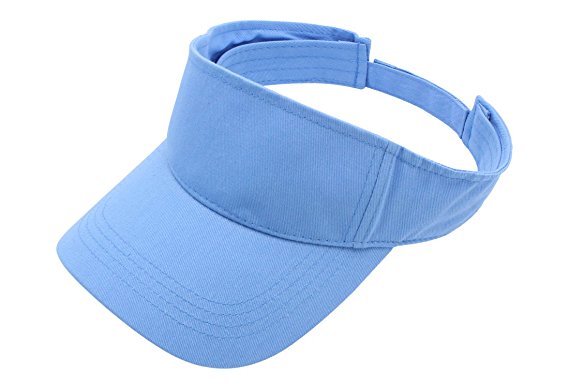 Premium Visor Cap By Top Level - Lightweight & Comfortable Unisex Sun Protector - Adjustable Velcro Strap - Stylish & Elegant Design For Everyone - Available In Many Different Trendy Colors