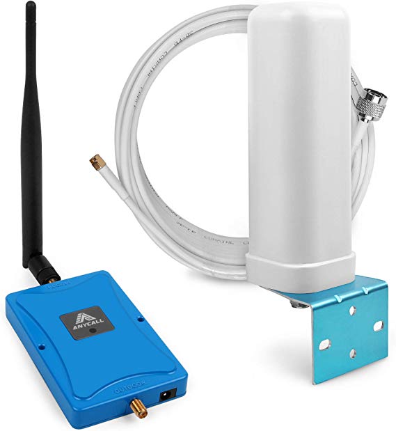 Cell Phone Signal Booster Repeater Amplifier for Home and Office - Enhance 2G 3G GSM Voice Calls Signal Kit with Whip and Omni Antenna. (850MHz Band 5)