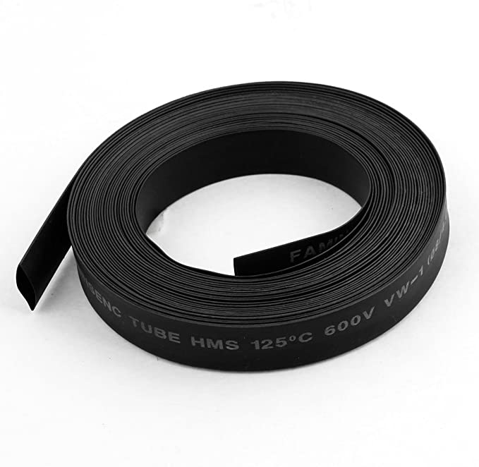 uxcell Black 8mm Dia. 2:1 Heat Shrink Tubing Tube Wire Wrap Cable Sleeve 5M