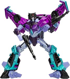 Transformers Legacy United Deluxe Class Cyberverse Universe Slipstream, 5.5-inch Converting Action Figure, 8