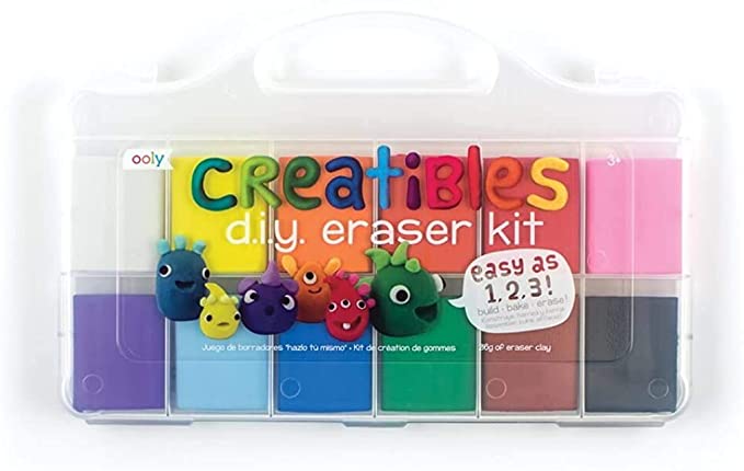 International Arrivals is newly OOLY 161-001 Creatibles DIY Erasers, Set of 12
