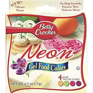 Betty Crocker Food Color Neon Gel, 2.7 oz