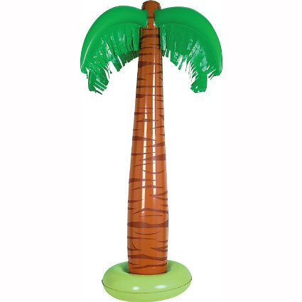 Inflatable Palm Tree Party Accessory (1 count) (1/Pkg)